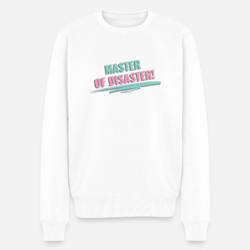 Master of Disaster - Pull Premium bio Homme - blanc