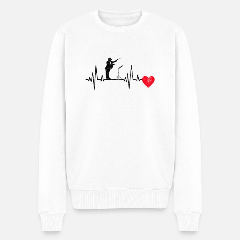 Dirigenten Geschenk Dirigieren Musik Dirigent - Männer Premium Bio Pullover - Weiß