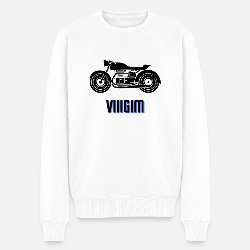 Gewohnheit - Männer Premium Bio Pullover - Weiß