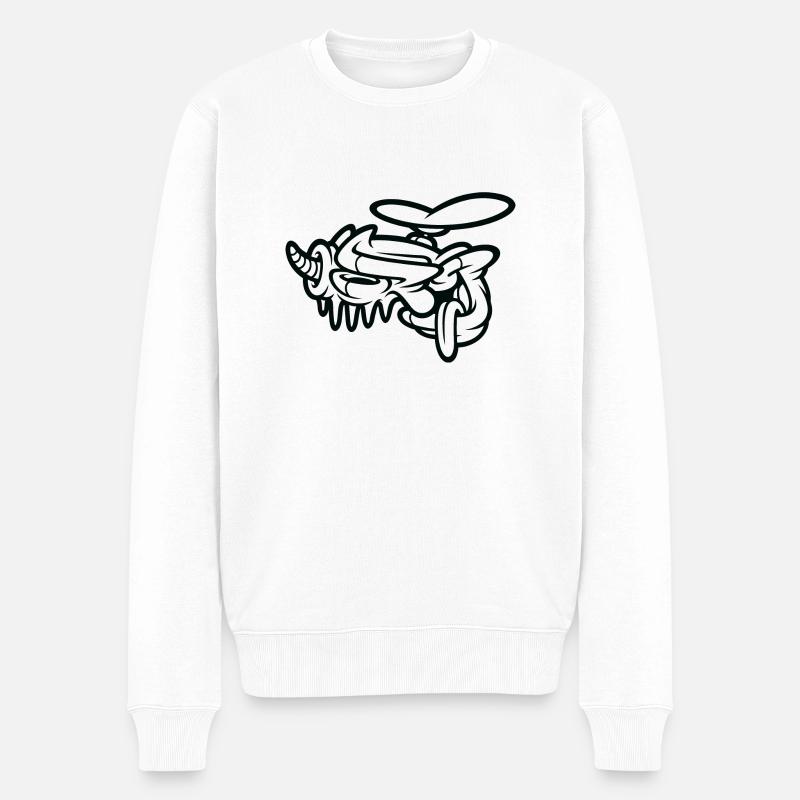 Drôle de gars - Pull Premium bio Homme - blanc