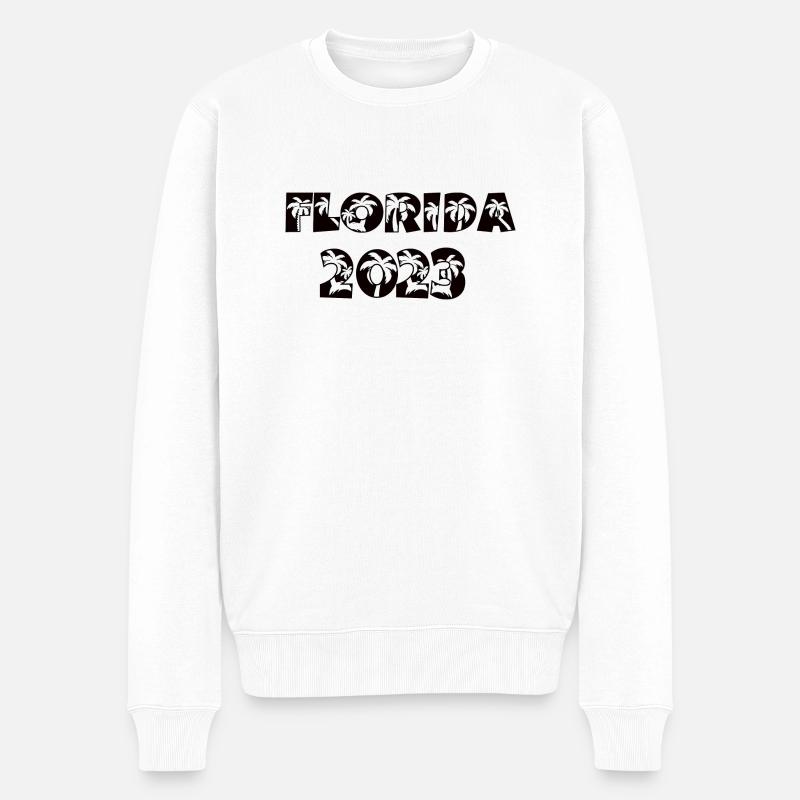 FLORIDA 2023 - Männer Premium Bio Pullover - Weiß