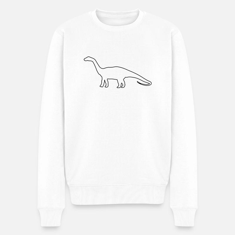 dino - Pull Premium bio Homme - blanc