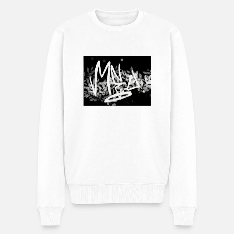IMG 0936 - Männer Premium Bio Pullover - Weiß