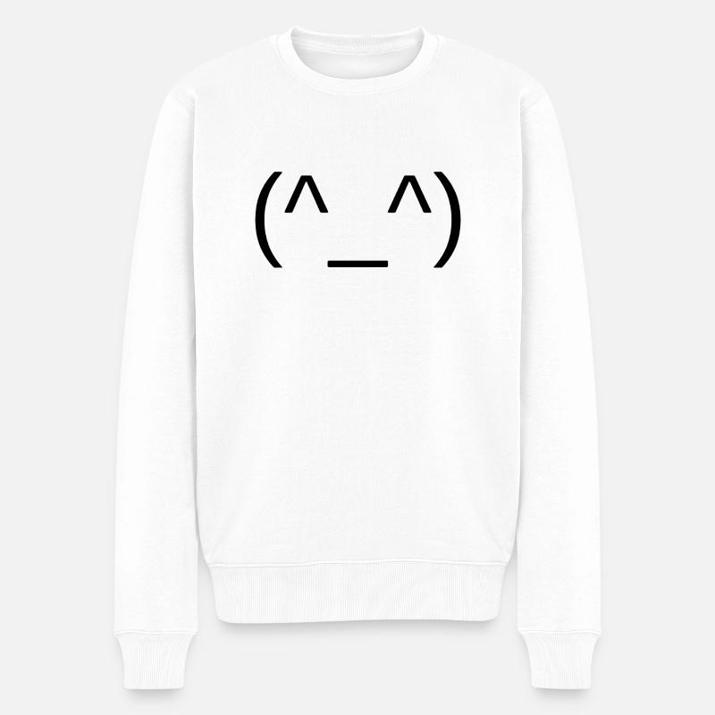 Visage - Pull Premium bio Homme - blanc