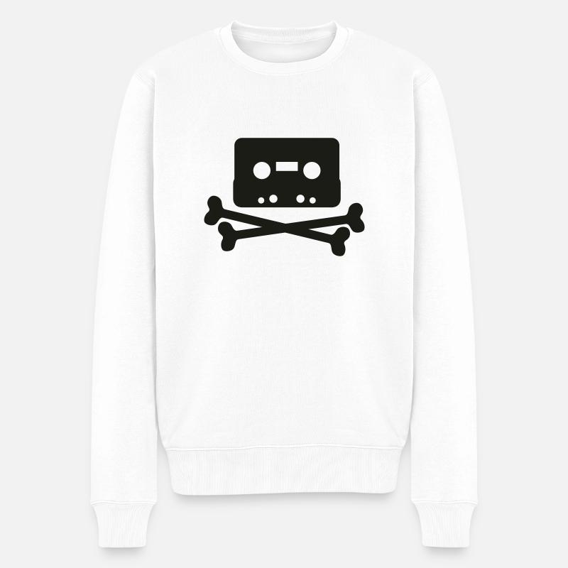 Piratbyrån - Pull Premium bio Homme - blanc