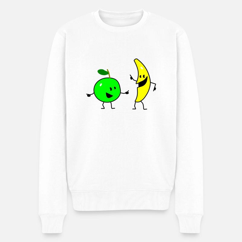 fruit salad three - Pull Premium bio Homme - blanc