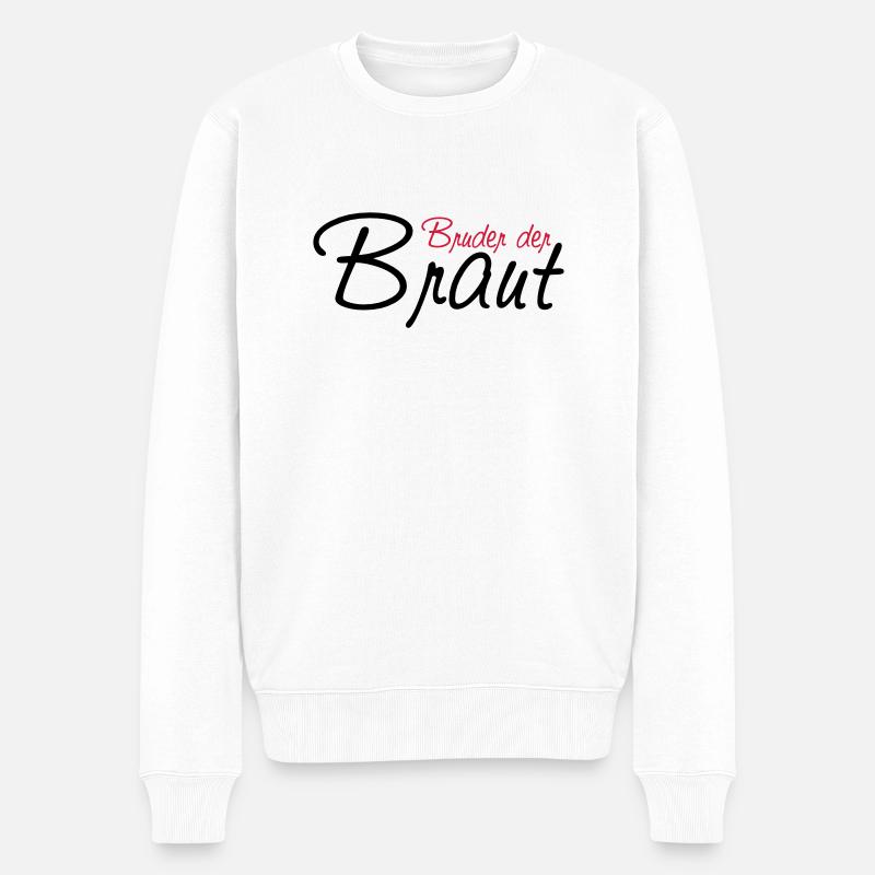 bruder_der_braut - Pull Premium bio Homme - blanc