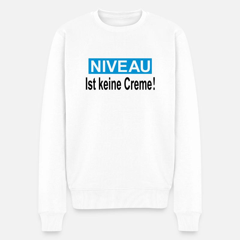 niveau - Pull Premium bio Homme - blanc