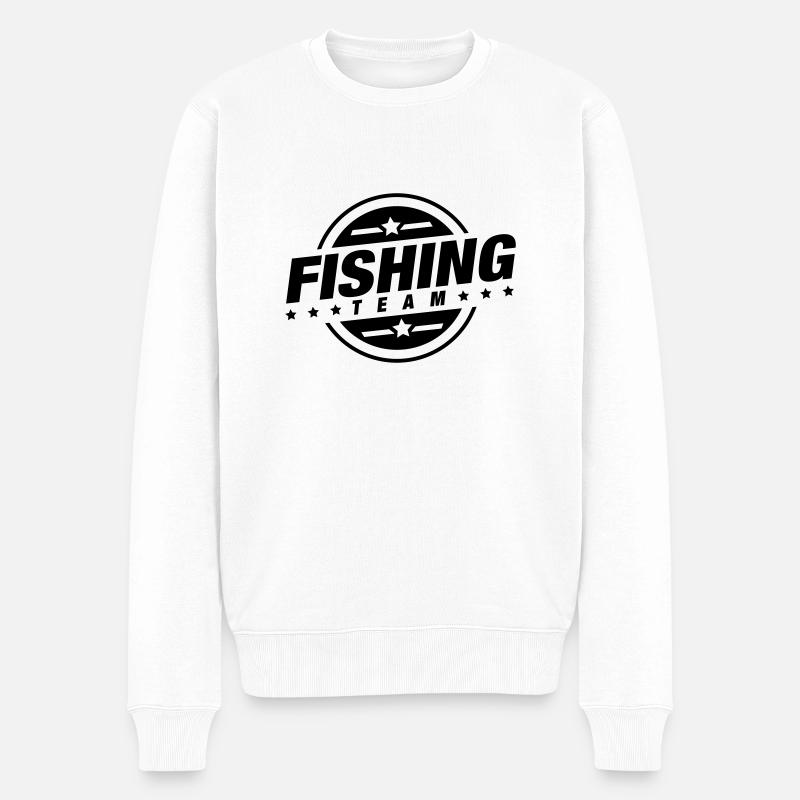 fishing_team_dv1 - Pull Premium bio Homme - blanc