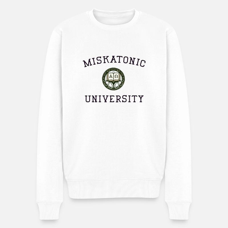 Miskatonic 2 Dark - Pull Premium bio Homme - blanc