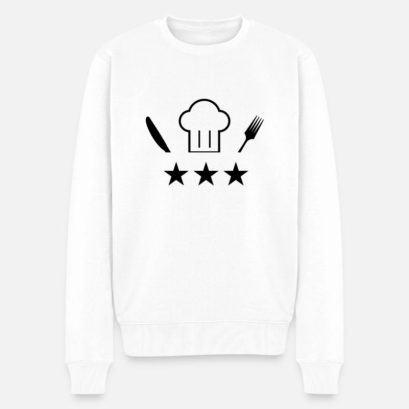 Cuisine - Pull Premium bio Homme - blanc