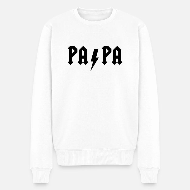 PAPA - Pull Premium bio Homme - blanc