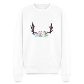 wreath_77A - Pull Premium bio Homme - blanc - Devant - Thijin (182cm)