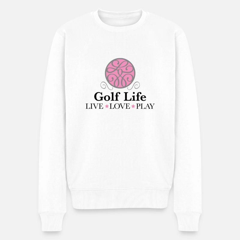T-shirt de golf - Pull Premium bio Homme - blanc