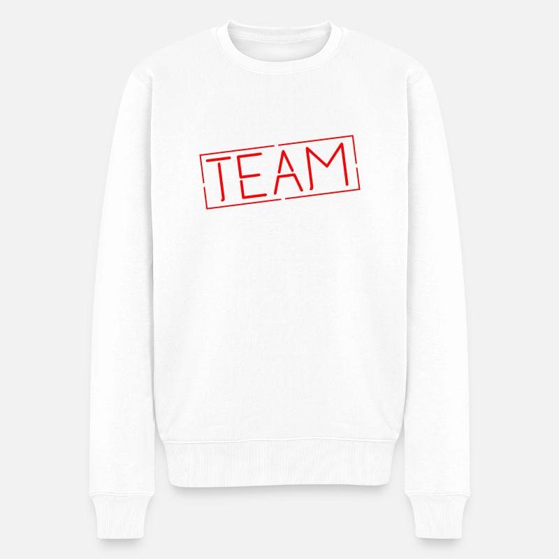 Conception de l’équipe - Pull Premium bio Homme - blanc