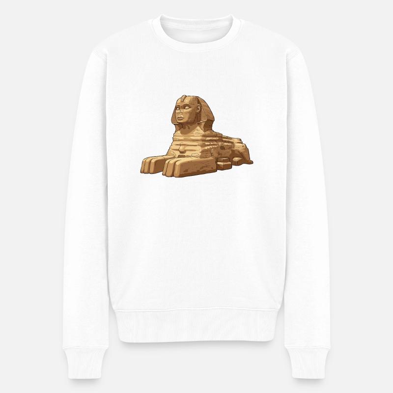 Sphinx de Gizeh - Pull Premium bio Homme - blanc