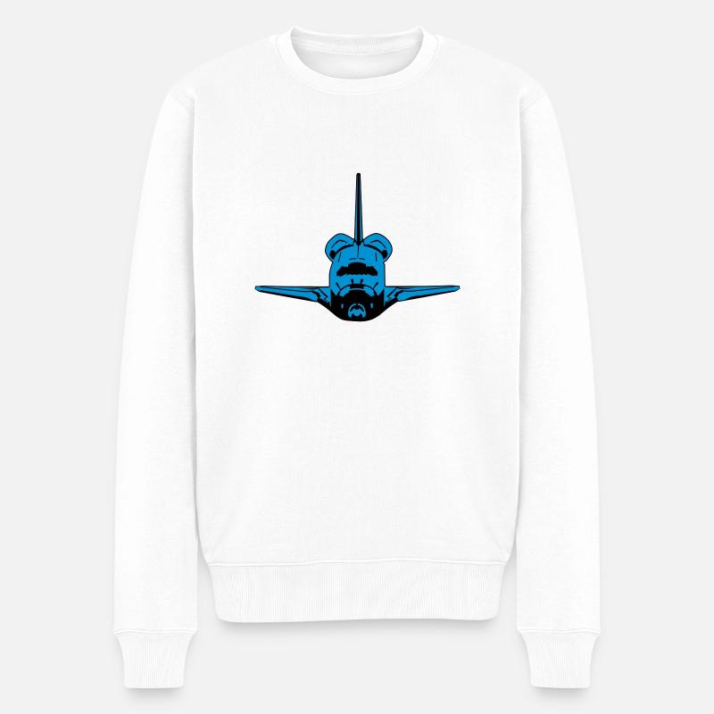 Navette spatiale - Pull Premium bio Homme - blanc