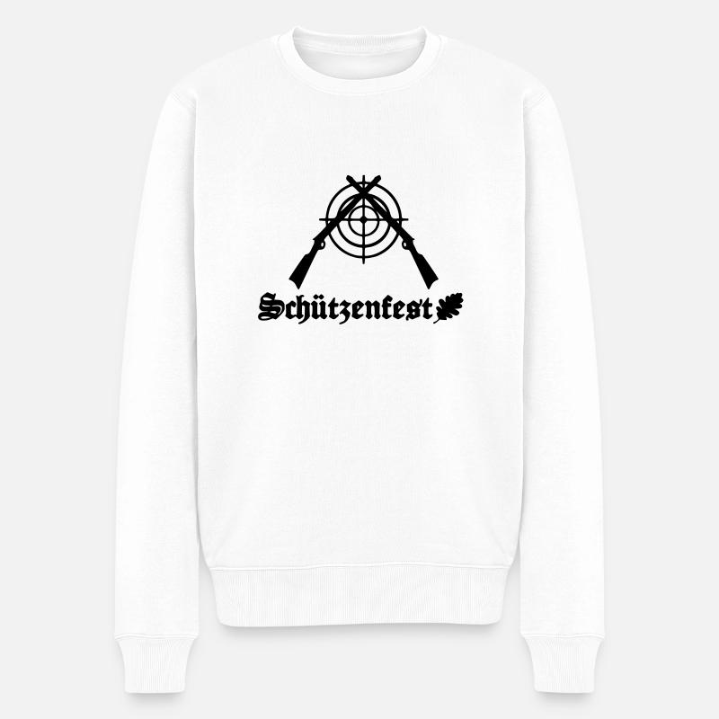 Schützenfest - Männer Premium Bio Pullover - Weiß