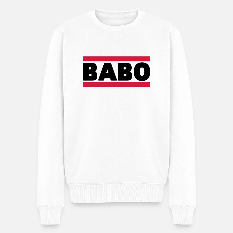 Babo - Pull Premium bio Homme - blanc