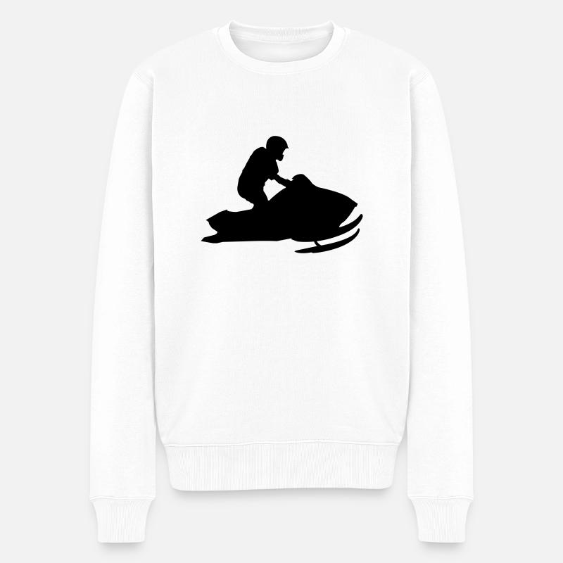 snowmobile - Pull Premium bio Homme - blanc