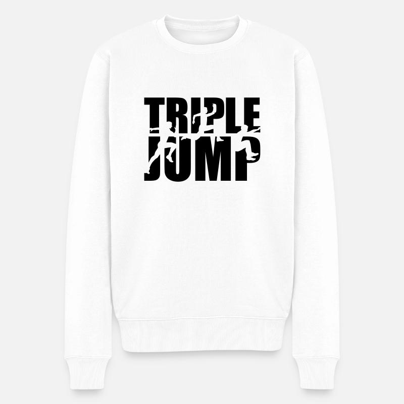 Triple jump - Pull Premium bio Homme - blanc