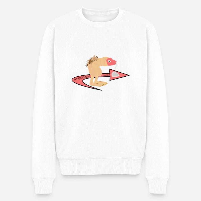 Hodenkobold - Männer Premium Bio Pullover - Weiß