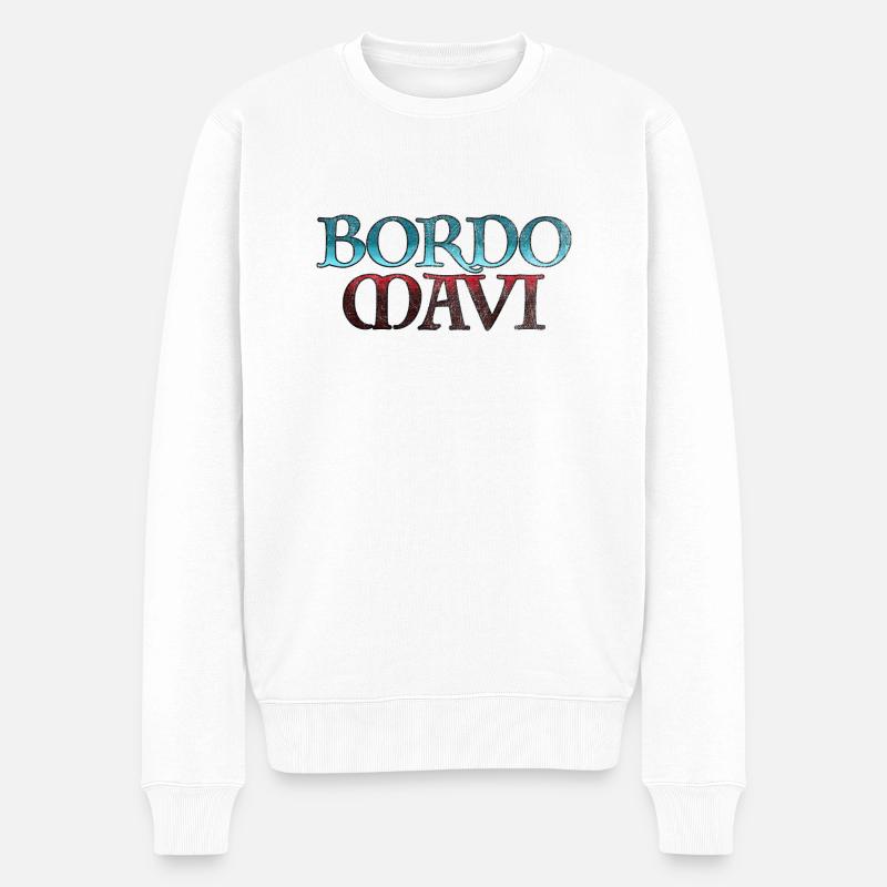 Bordo Mavi Logo - Pull Premium bio Homme - blanc