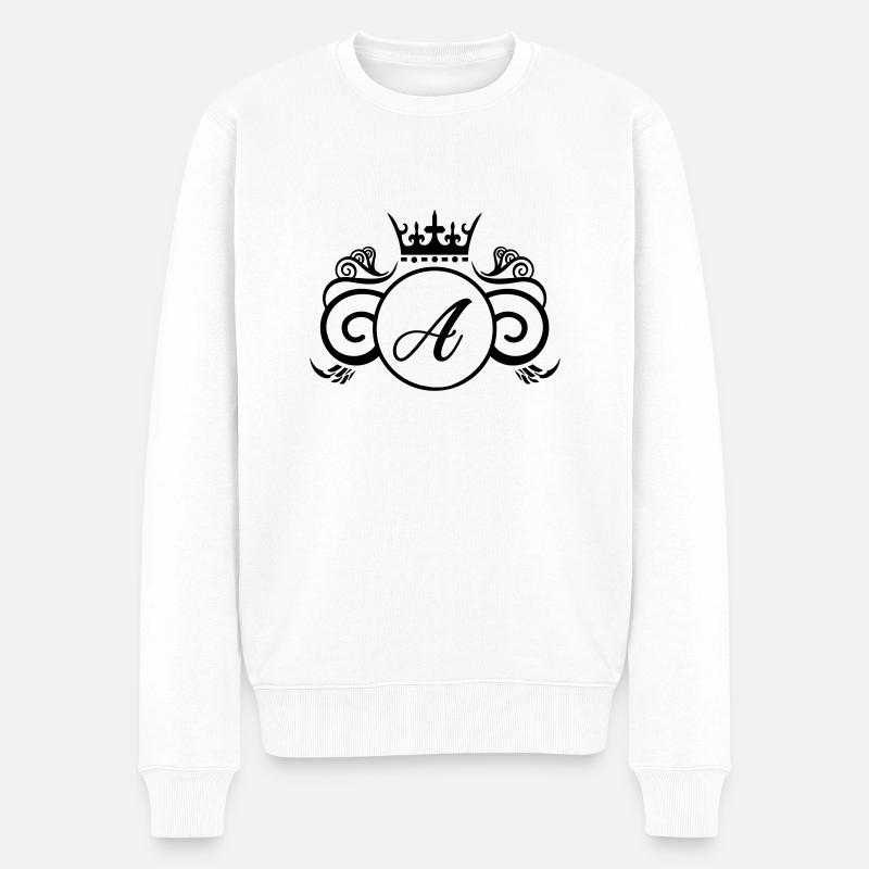 Un blason - Pull Premium bio Homme - blanc