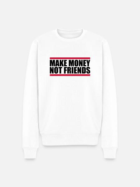 Make Money Saying - Men's Premium Organic Jumper - white