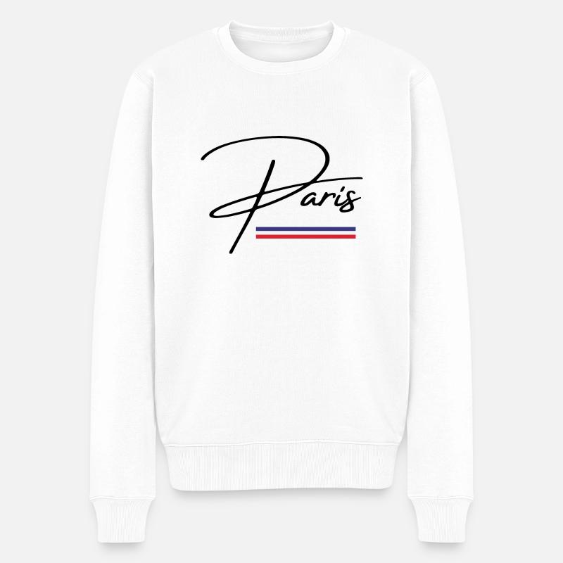 Paris idée cadeau - Pull Premium bio Homme - blanc