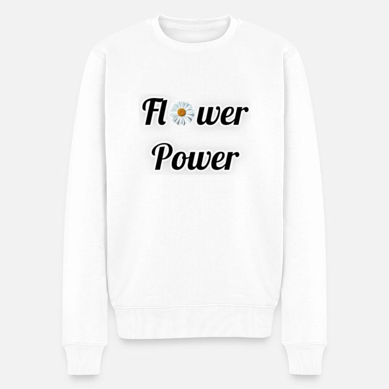 Sprüche - Männer Premium Bio Pullover - Weiß