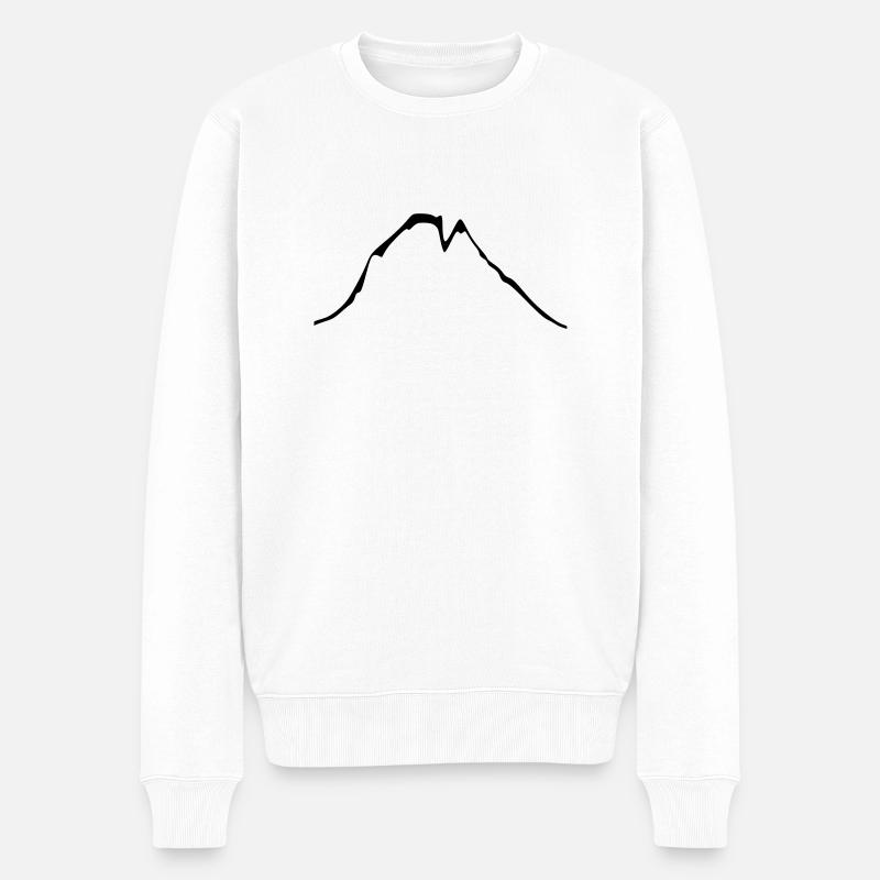 vallée d'ossau - Pull Premium bio Homme - blanc