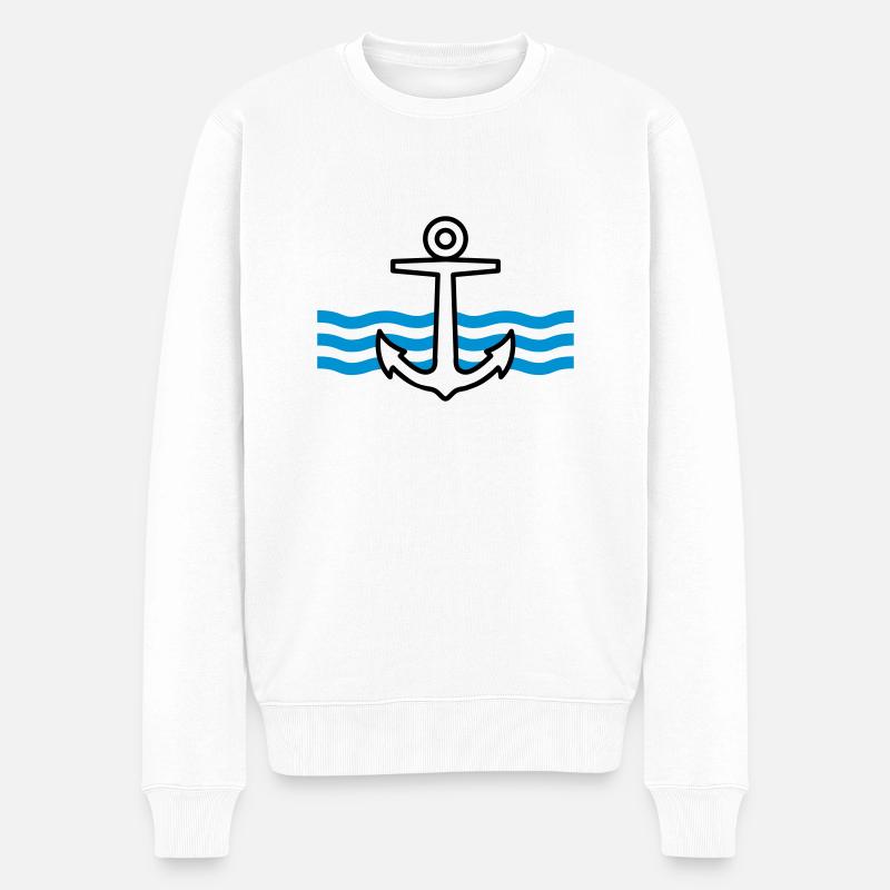 Ancre - Pull Premium bio Homme - blanc