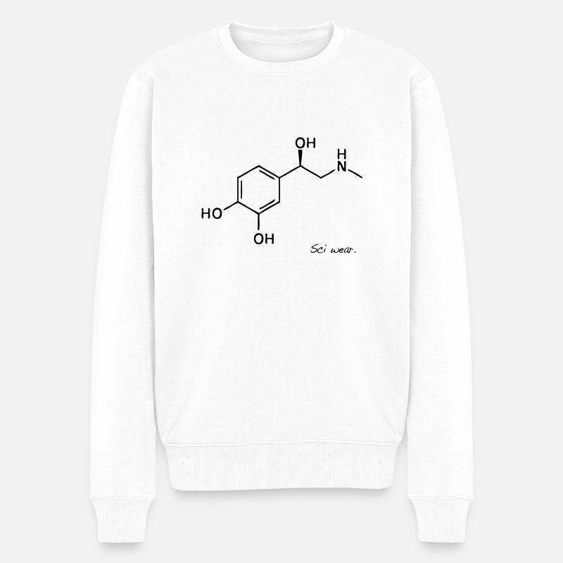 Adrénaline - Pull Premium bio Homme - blanc