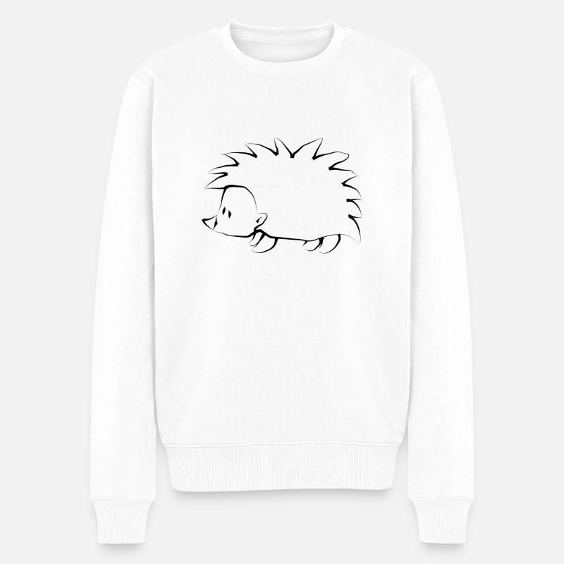 hérisson - Pull Premium bio Homme - blanc