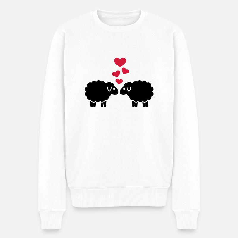 Mouton - Pull Premium bio Homme - blanc