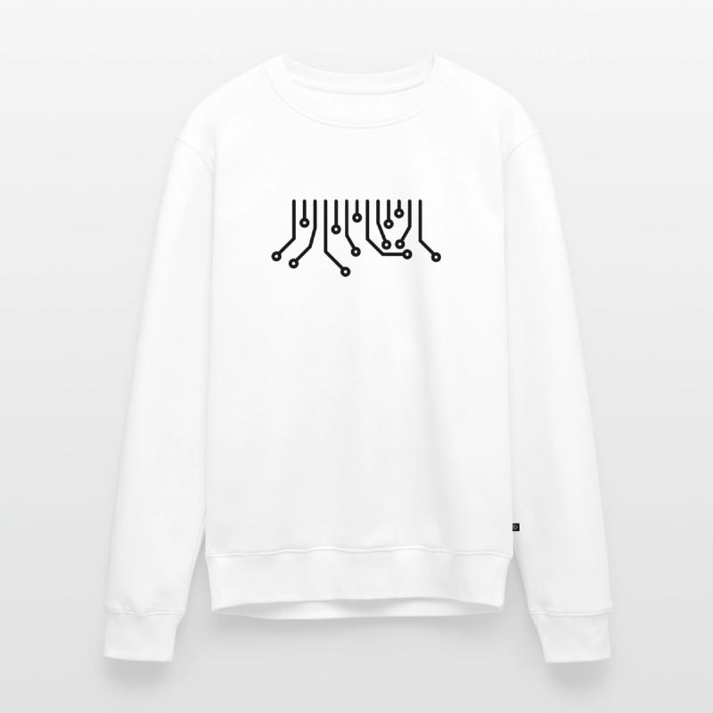 Circuit Board CPU Computer Admin Nerd Technique T-Shirt Men's Premium Organic Jumper