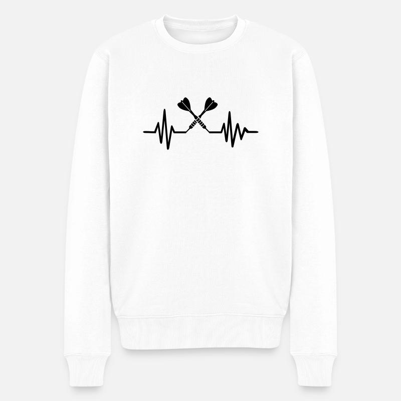 Jeu de fléchettes - Pull Premium bio Homme - blanc