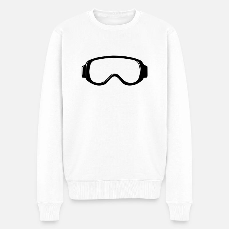 Lunettes de ski - Pull Premium bio Homme - blanc