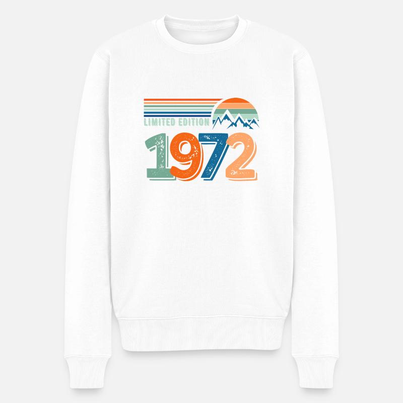 Limited edition 1972 - Pull Premium bio Homme - blanc