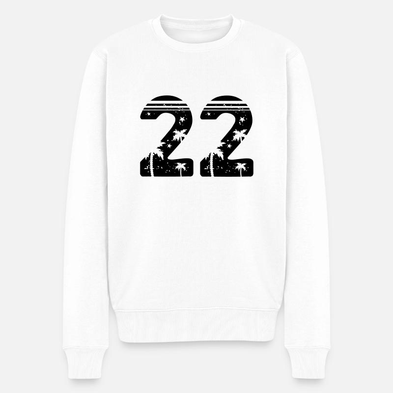 22 - Pull Premium bio Homme - blanc