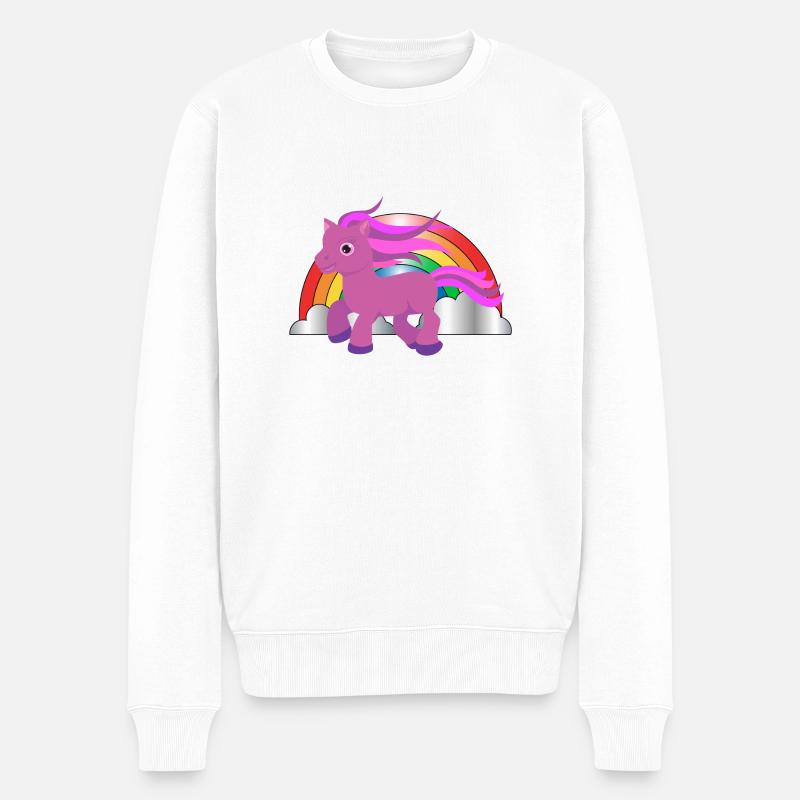 einhorn7 - Pull Premium bio Homme - blanc