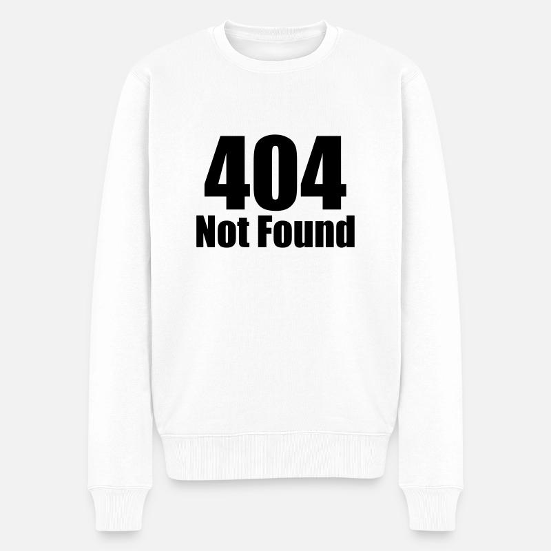 404 introuvable - Pull Premium bio Homme - blanc