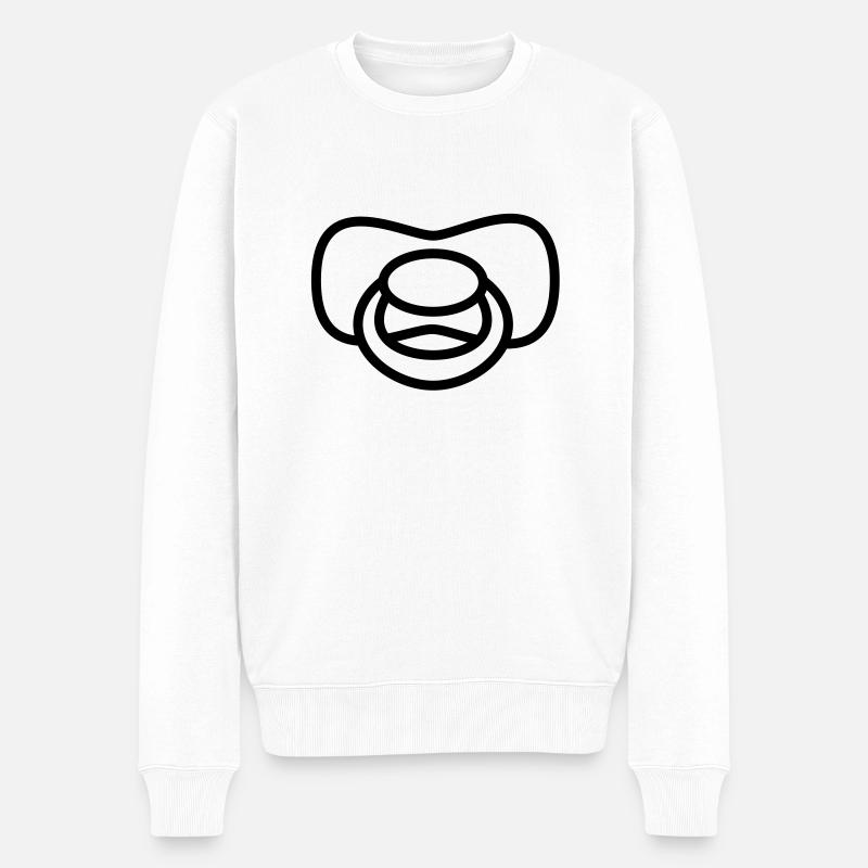 soother - Pull Premium bio Homme - blanc