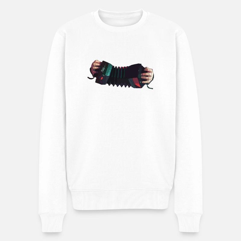 conc3 - Männer Premium Bio Pullover - Weiß