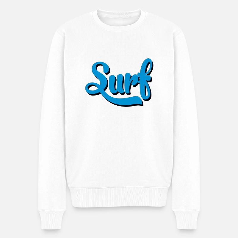 surf - Pull Premium bio Homme - blanc