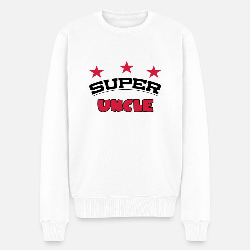 Super uncle - Pull Premium bio Homme - blanc