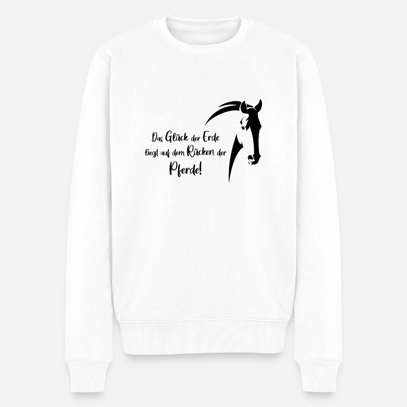 le glue de la terre - Pull Premium bio Homme - blanc