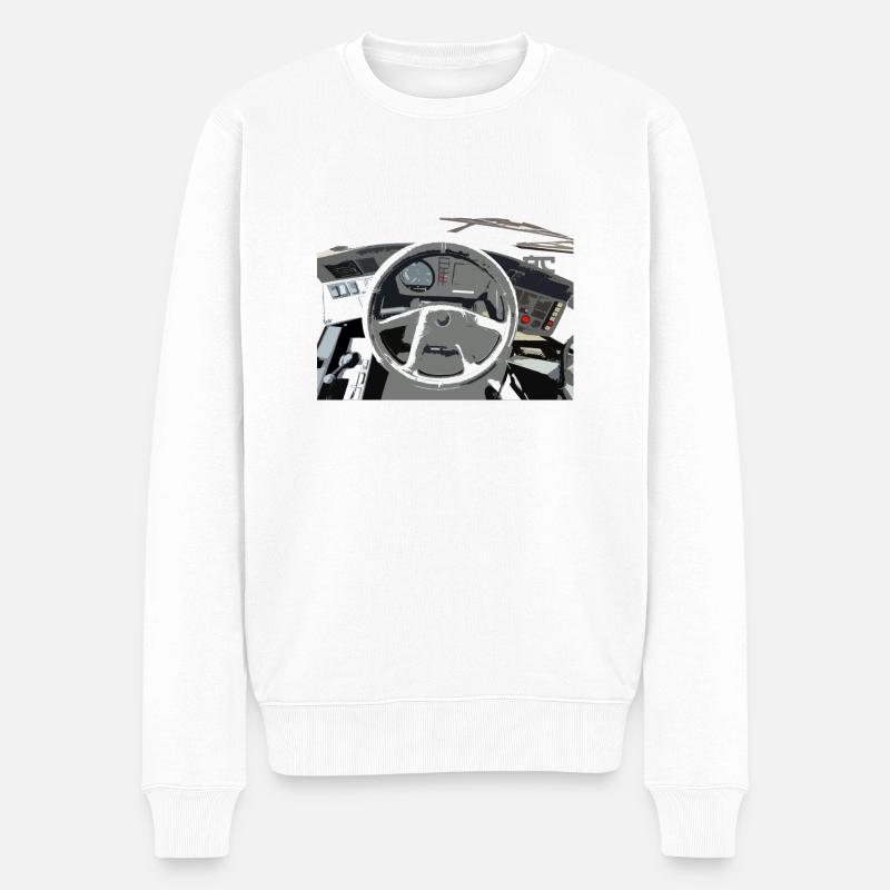 Tableau de bord T Shirt - Pull Premium bio Homme - blanc