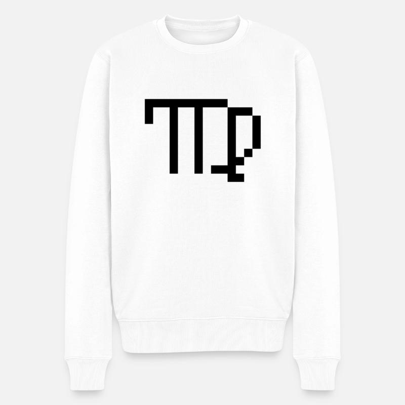 Jungfrau - Männer Premium Bio Pullover - Weiß